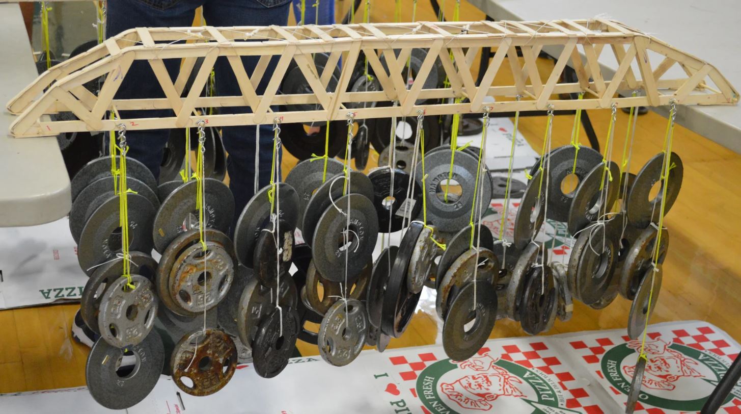 Congratulations to North Hunterdon for winning the Engineering/CAD Bridge Competition on December 14th