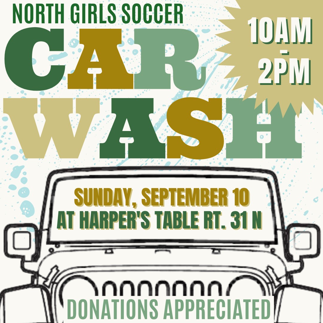 NORTH GIRLS SOCCER CAR WASH