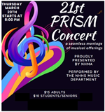 The Music Department is Proud to Present the 21st PRISM Concert