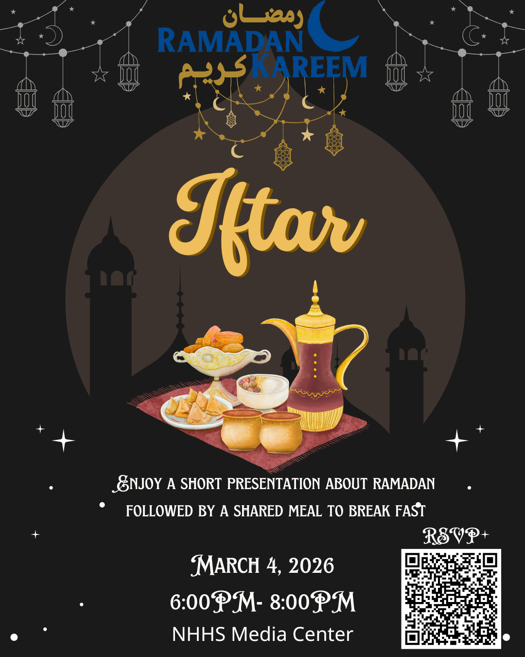 Join Us for the MSA’s First Official Iftar!