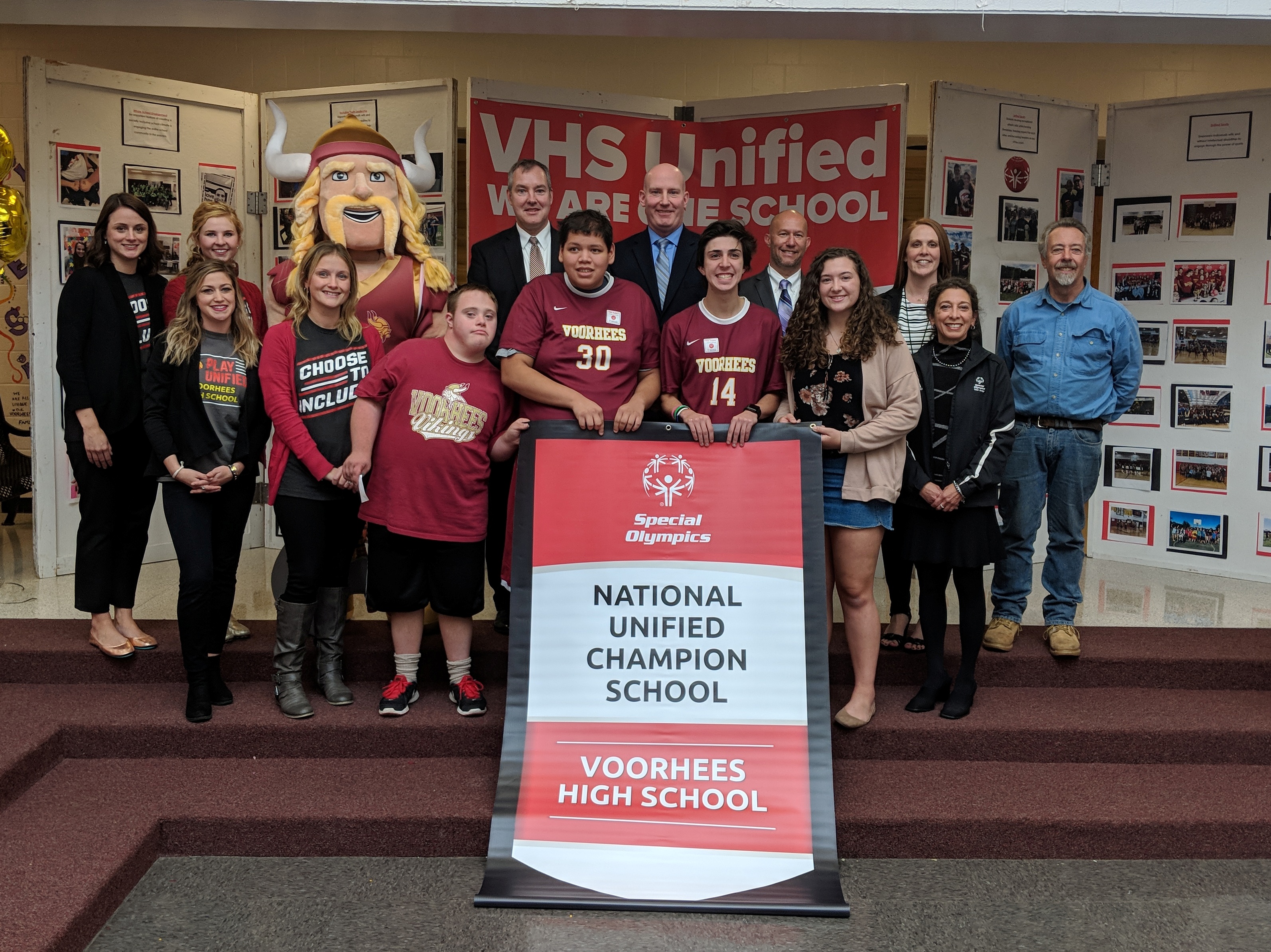 Voorhees High School is a Special Olympics National Unified Champion School