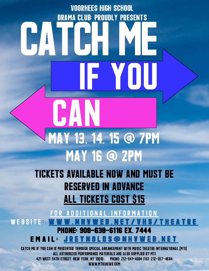 Drama Club Performs Catch Me If You Can May 13-16