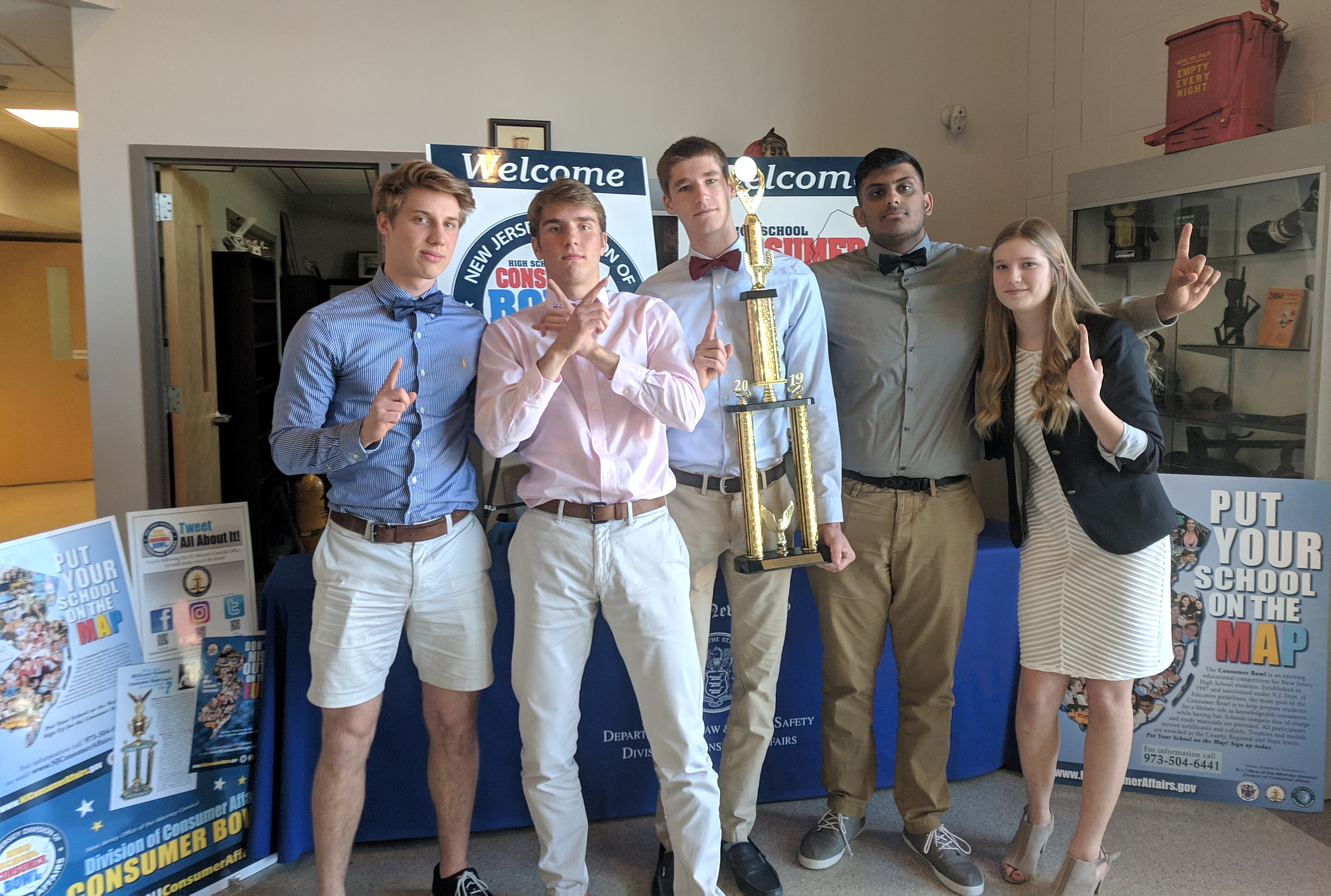 Voorhees Consumer Bowl Team Wins Regional Competition
